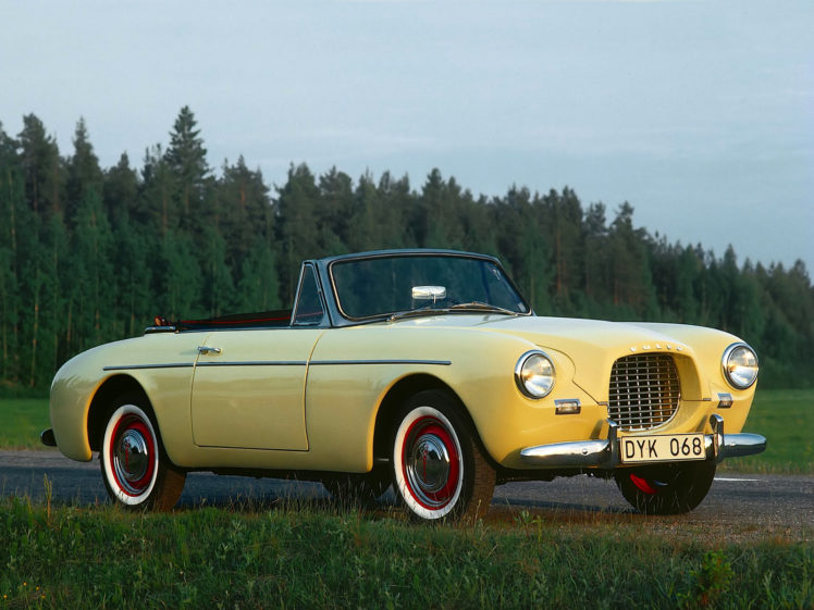 1956, Volvo, P1900, Sport, Convertible, Retro HD Wallpaper Desktop Background