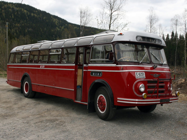 1957, Volvo, B635, Transport, Bus, Retro HD Wallpaper Desktop Background