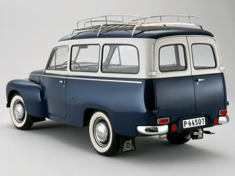 1958, Volvo, Pv445, Ph, Duett, Stationwagon, Retro HD Wallpaper Desktop Background
