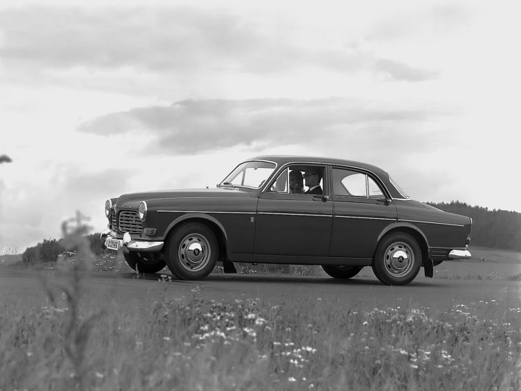 1959, Volvo, 122s, P120, Retro HD Wallpaper Desktop Background