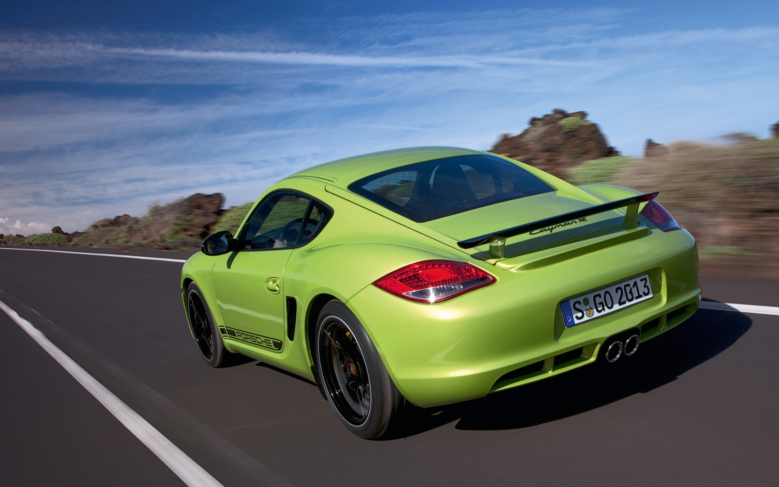 2013, Porsche, Cayman, R, Hg Wallpaper