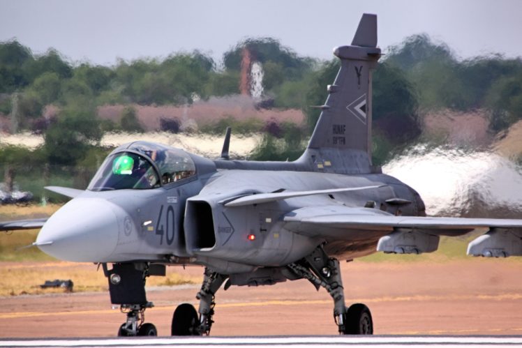 fighter, Jet, Military, Saab, Gripen HD Wallpaper Desktop Background