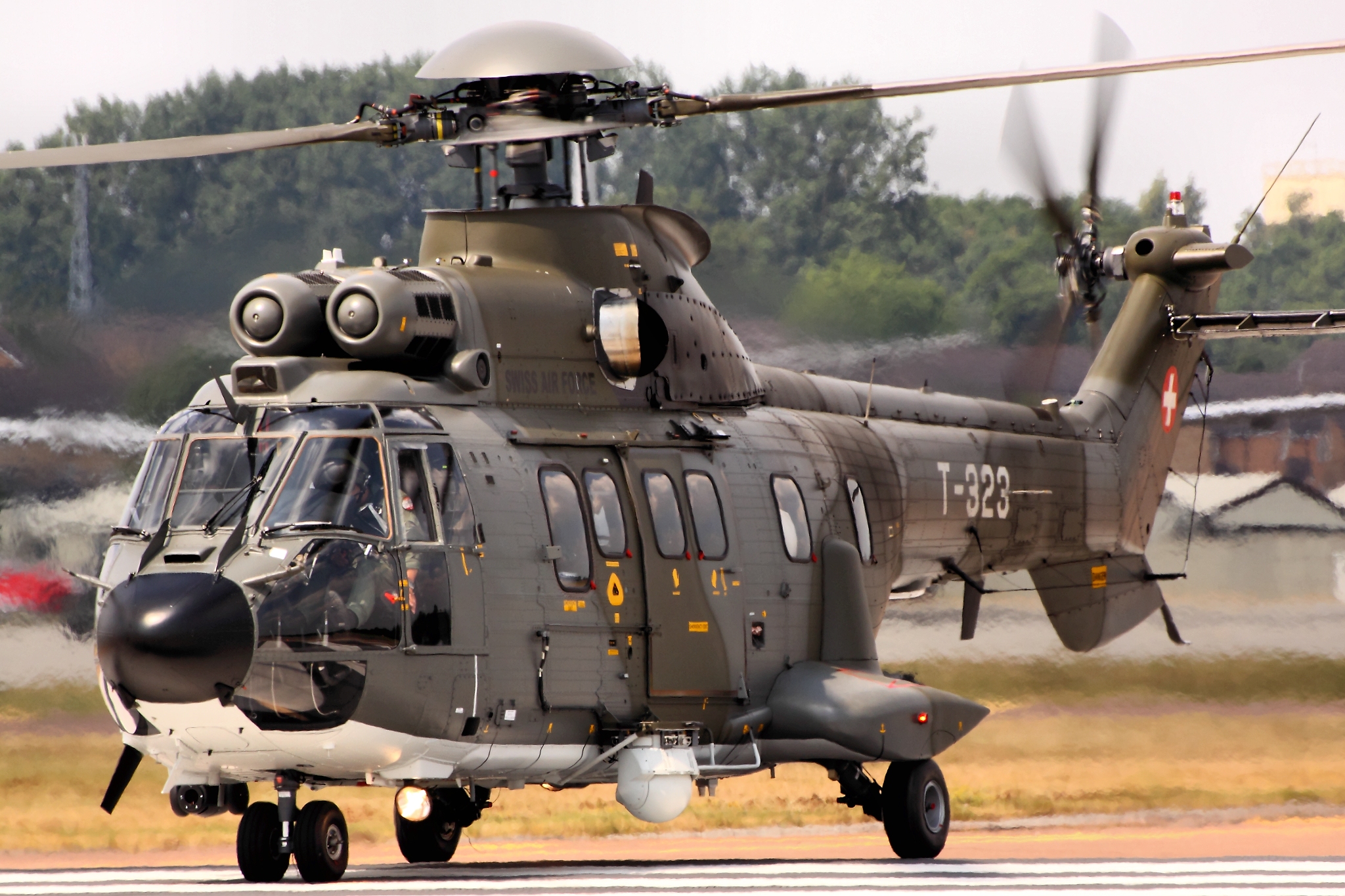 helicopter, Military, As 332m1, Super, Puma Wallpaper
