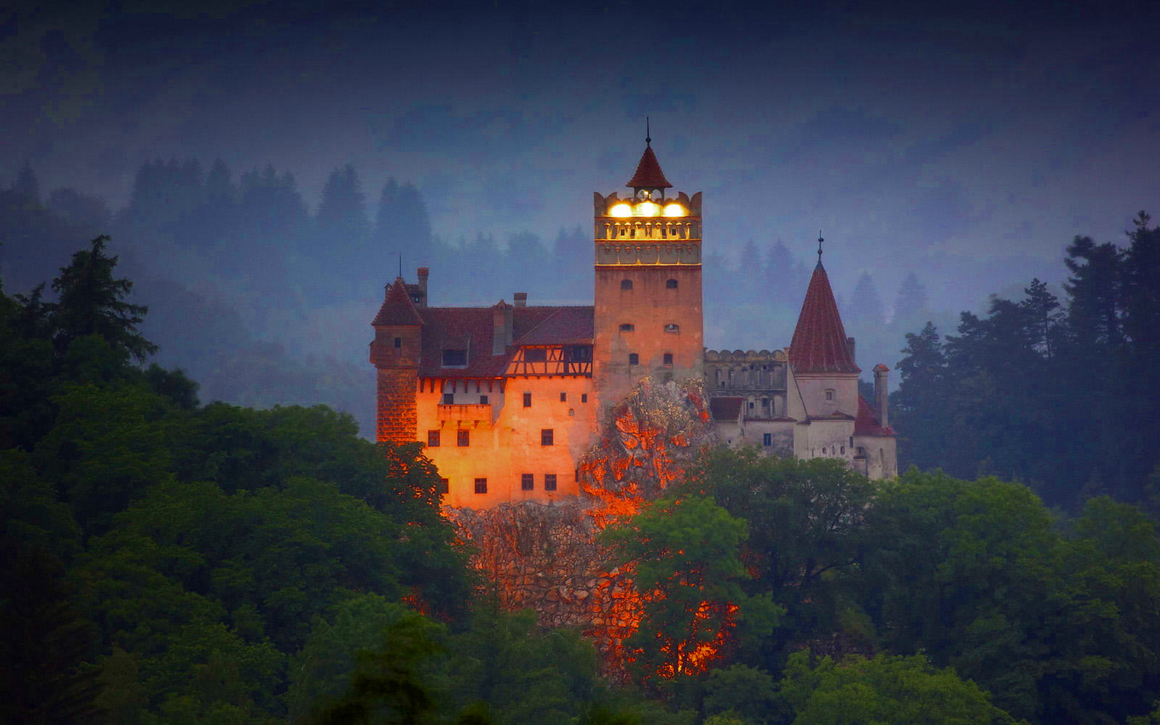 draculaand039s, Castle, Bran, Transylvania, Romania Wallpaper