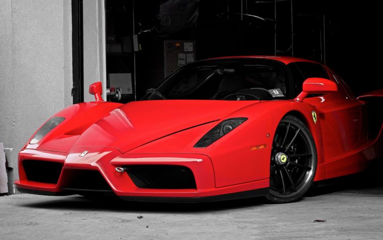cars, Supercars, Ferrari, Enzo, Garages HD Wallpaper Desktop Background