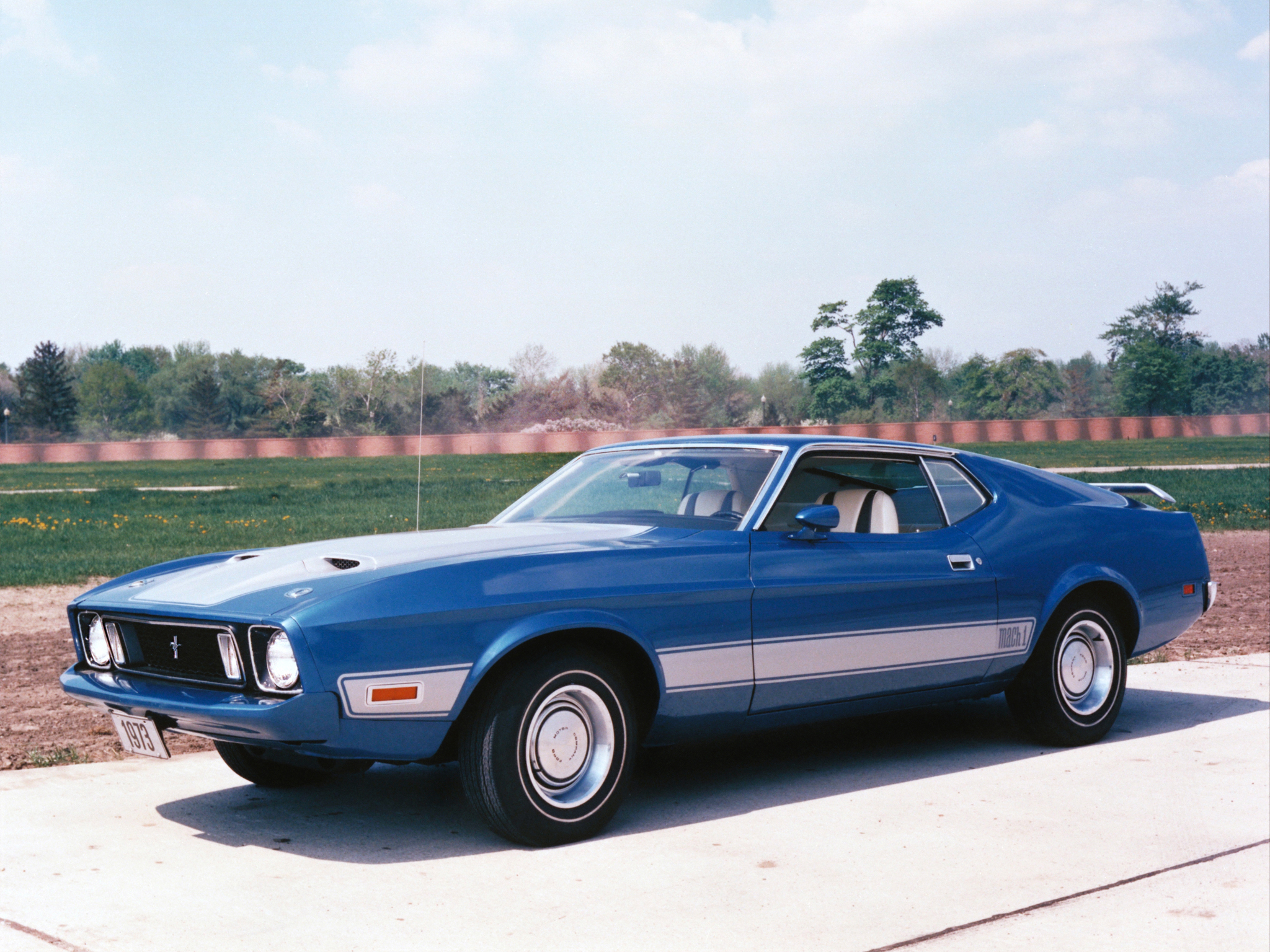 1973, Ford, Mustang, Mach 1, Muscle, Classic Wallpaper