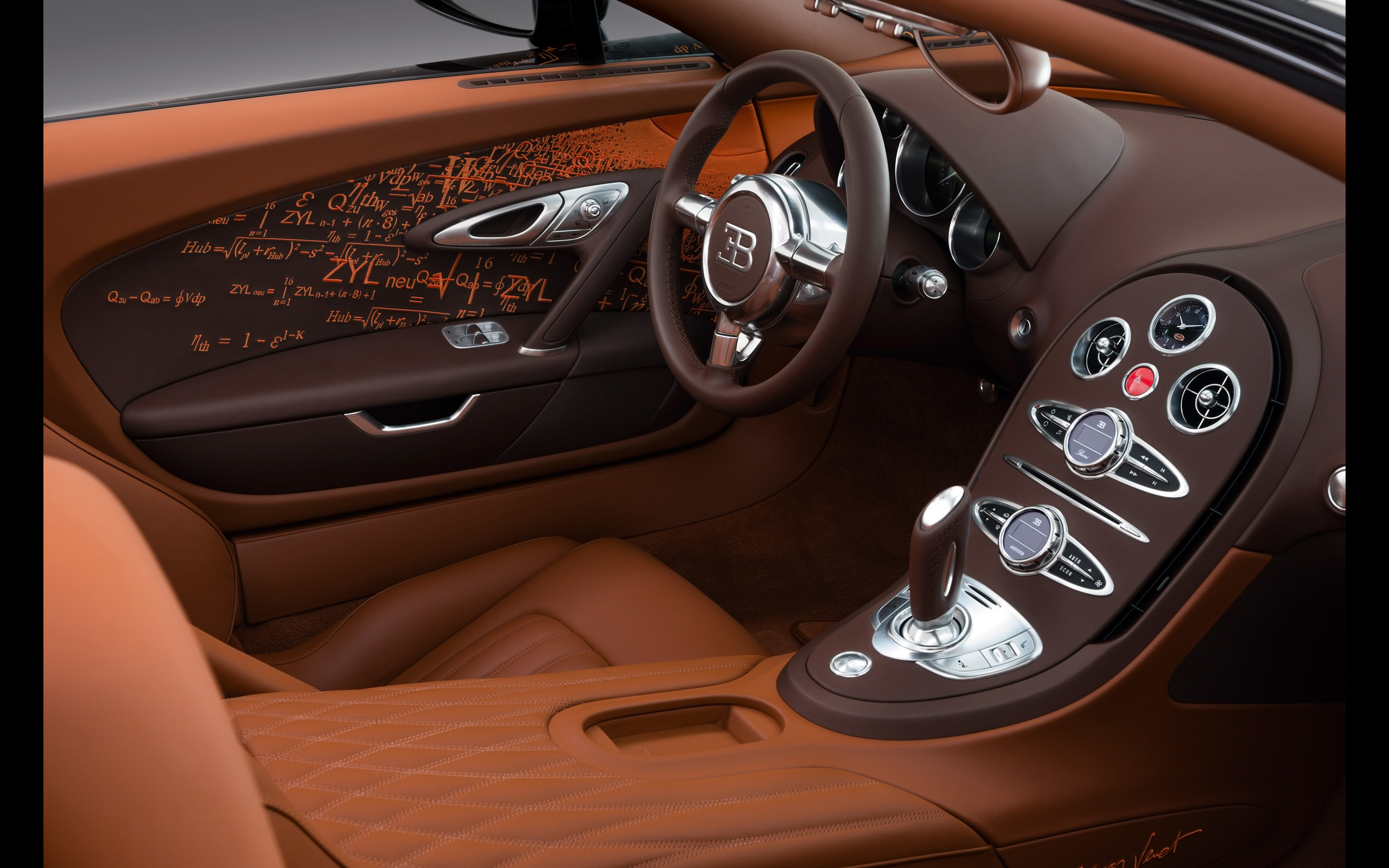 2012, Bugatti, Veyron, Grand, Sport, Venet, Supercar, Interior Wallpaper