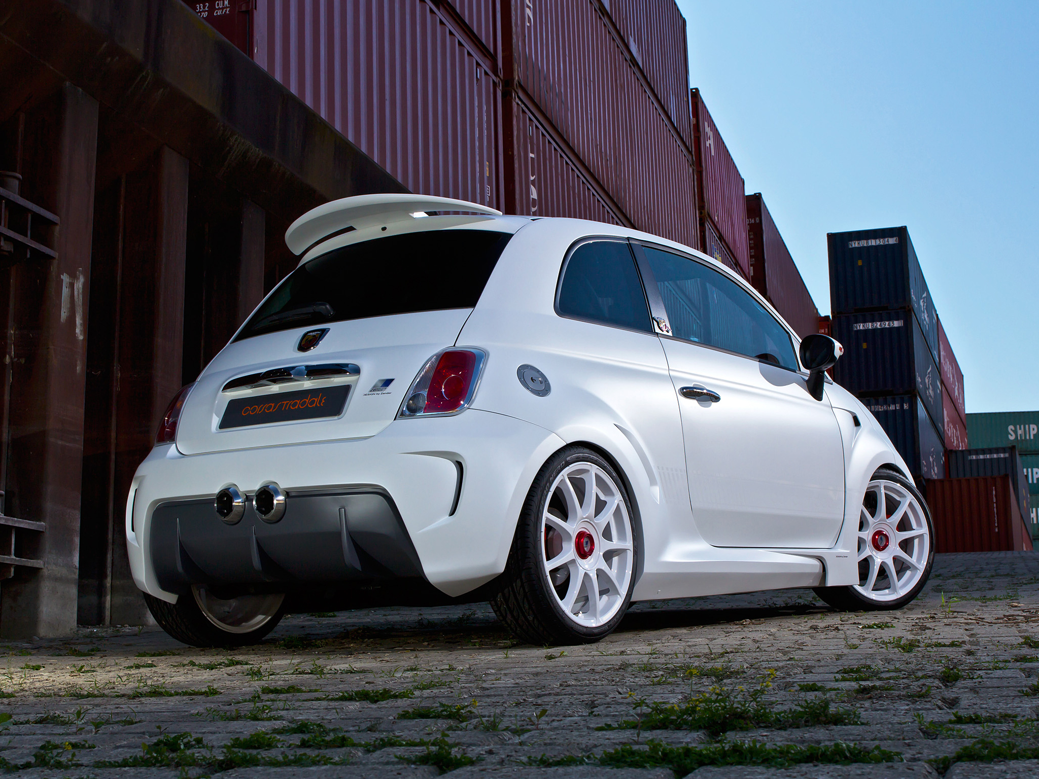 2013, Zender, Abarth, 500, Corsa, Stradale, Concept, Tuning Wallpaper