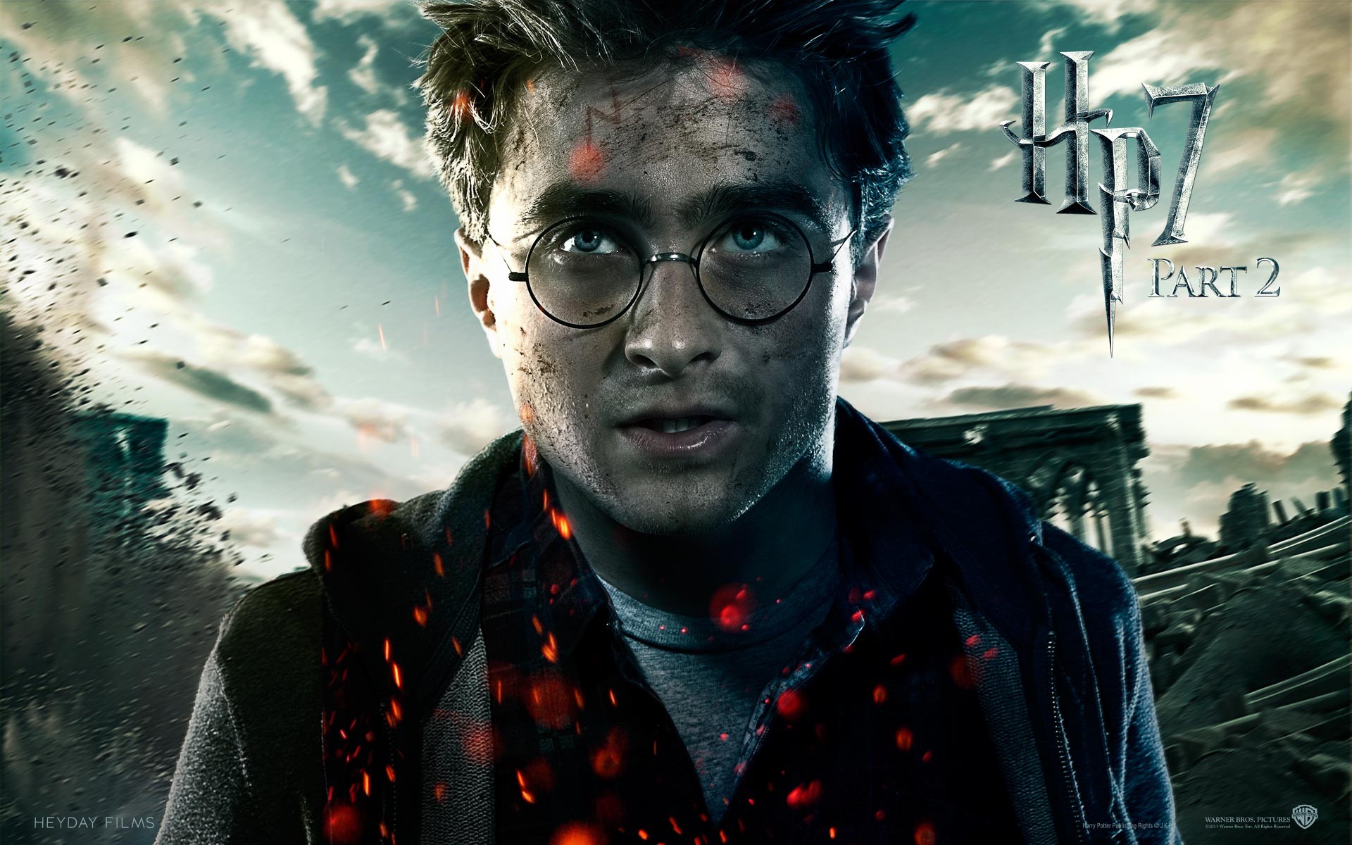 fantasy, Movies, Film, Harry, Potter, Magic, Harry, Potter, And, The, Deathly, Hallows, Daniel, Radcliffe, Movie, Posters, Men, With, Glasses Wallpaper