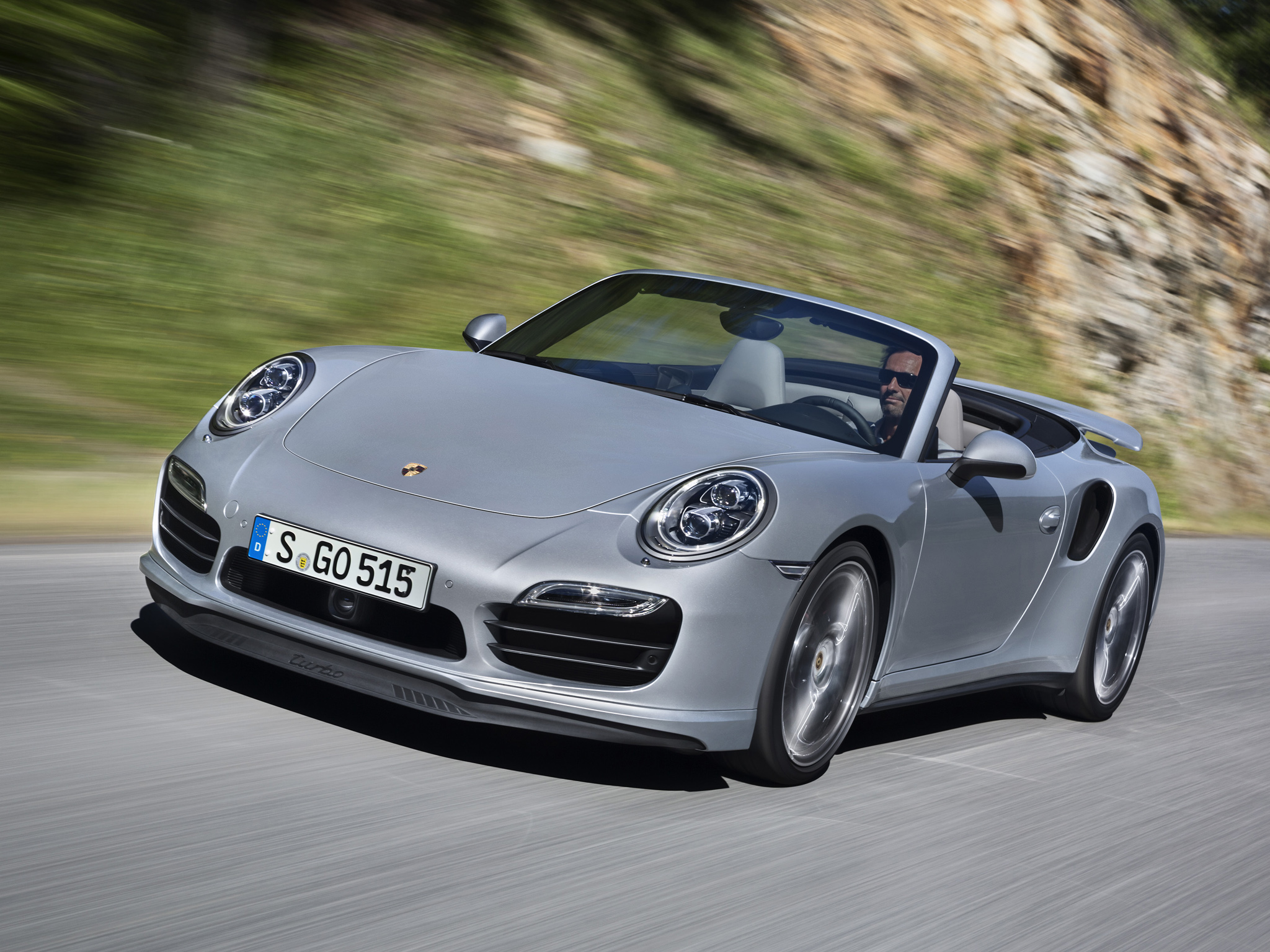 2014, Porsche, 911, Turbo, Cabriolet, 991 Wallpaper