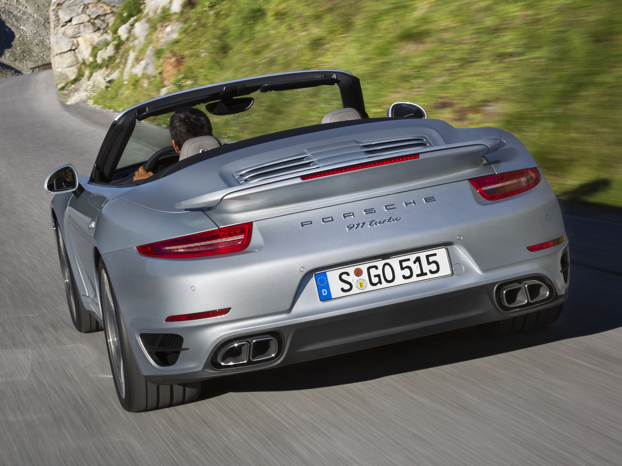 2014, Porsche, 911, Turbo, Cabriolet, 991 Wallpaper