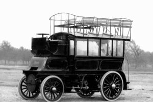 1899, Daimler, Imperial, Double decker, Bus, Transport, Retro