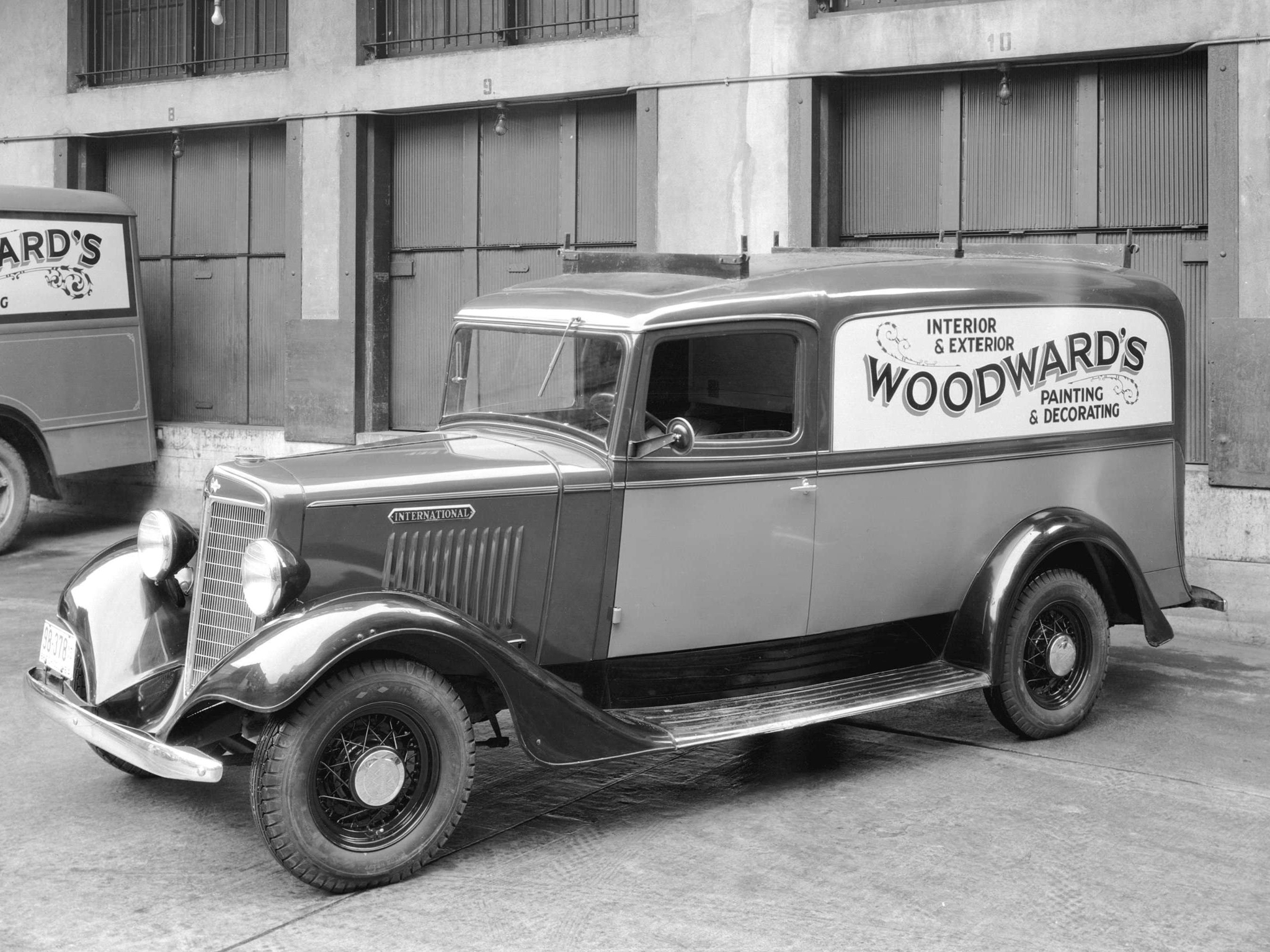 1934, International, C 1, Panel, Truck, Retro Wallpaper