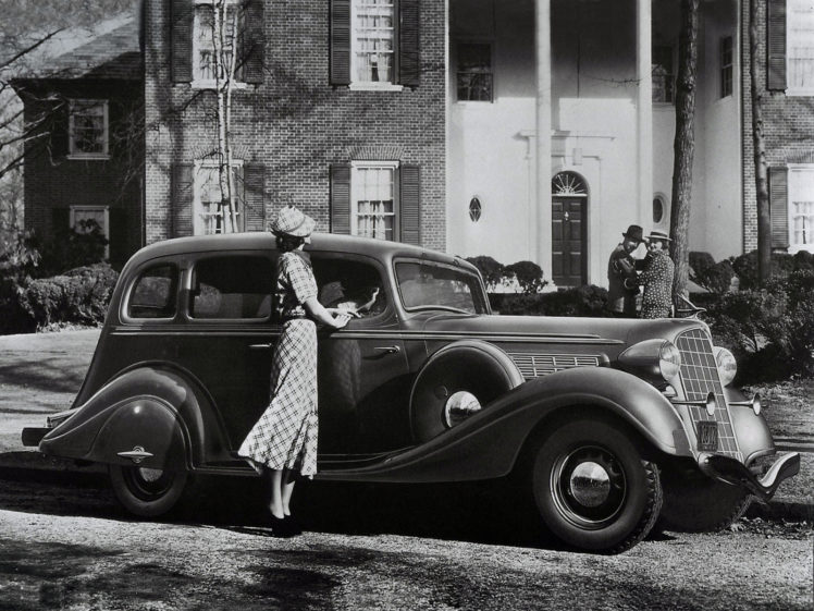1935, Hudson, Deluxe, Eight, Sedan, Series hu, Retro HD Wallpaper Desktop Background