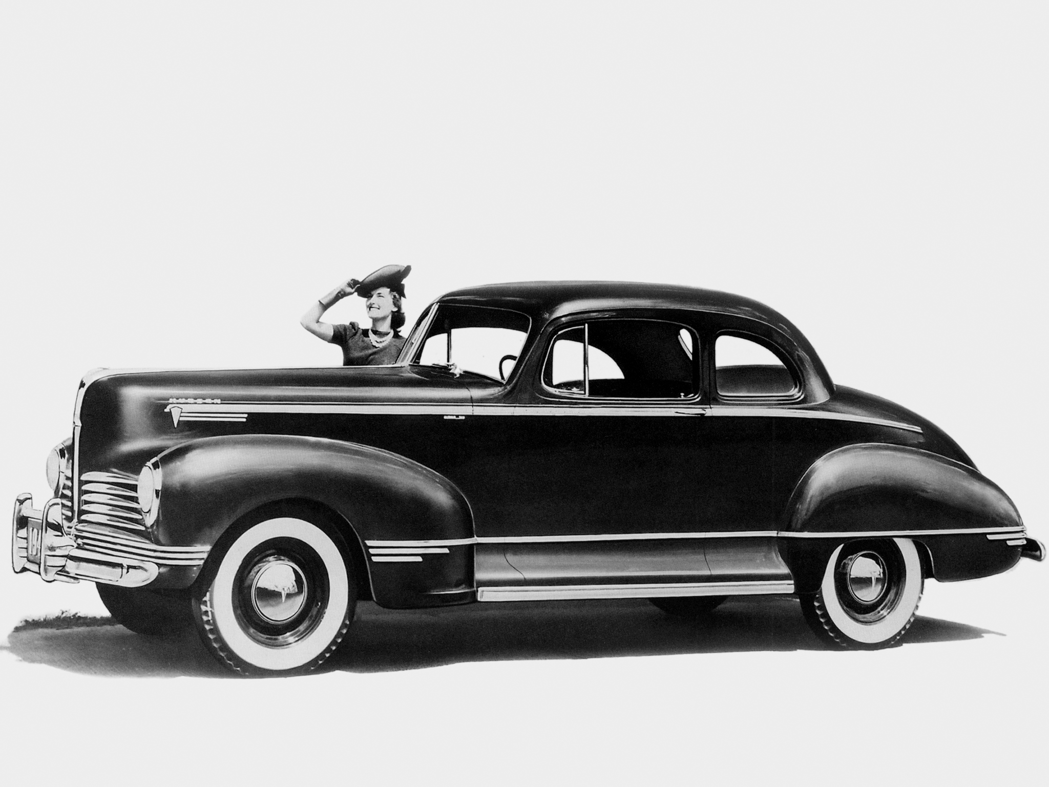 1942, Hudson, Super, Six, Club, Coupe, Series 21, Retro Wallpaper