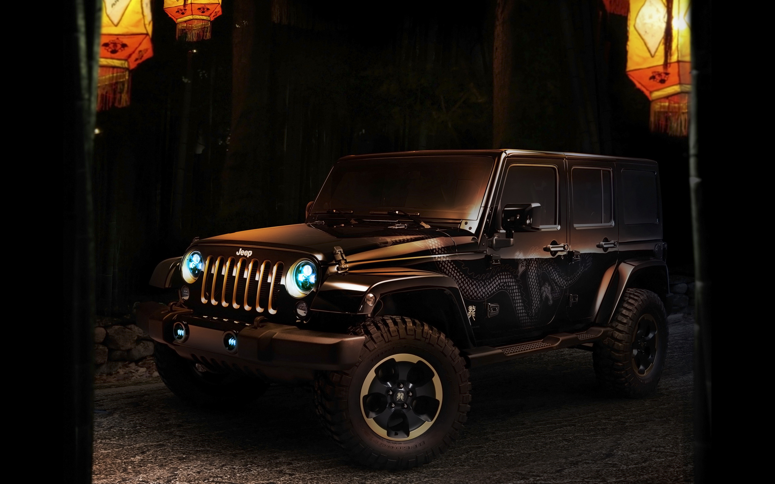 2012, Jeep, Wrangler, Dragon, Edition, 4x4, Concept Wallpaper