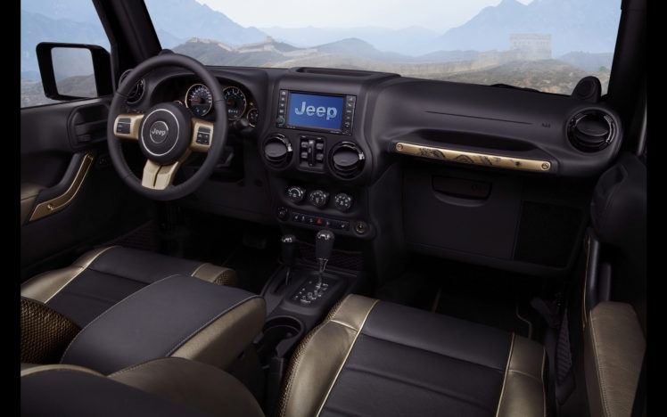 2012, Jeep, Wrangler, Dragon, Edition, 4×4, Concept, Interior HD Wallpaper Desktop Background