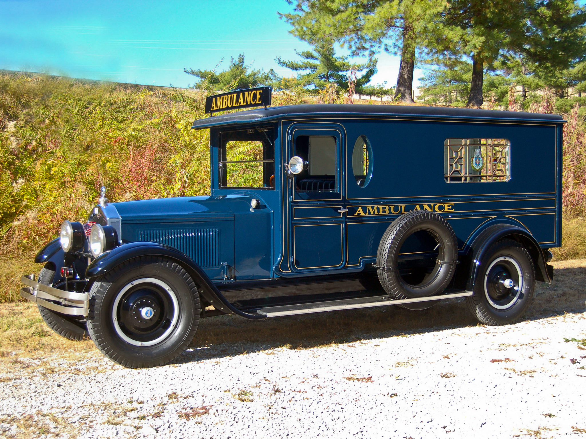1926, Buick, Ambulance, By, Hoover, Carriage, Company, Emergency, Retro Wallpaper