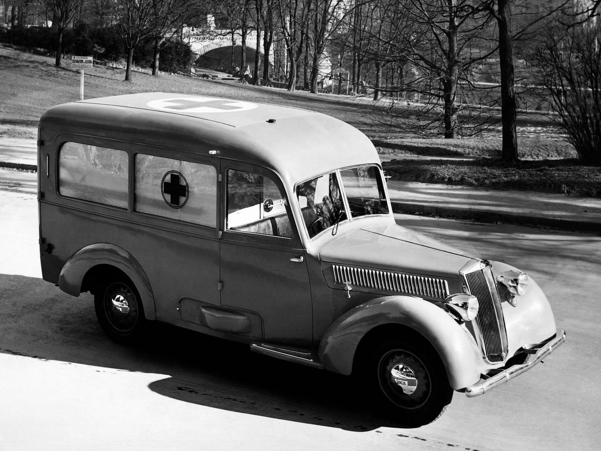 1940, Lancia, Artena, Ambulance, 4a, Series 441, Emergency, Retro Wallpaper