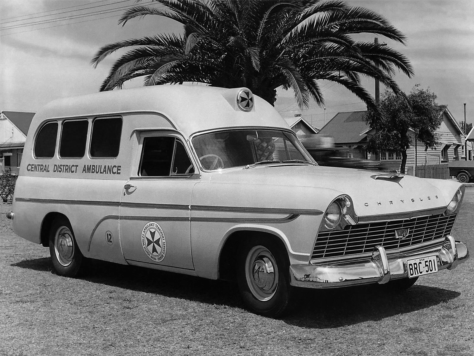 1957, Chrysler, Royal, Ambulance, By, Comeng, Ap1, Emergency, Retro Wallpaper