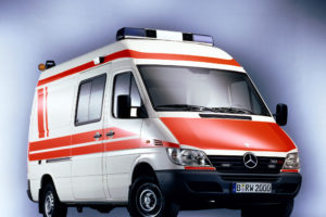 2000, Mercedes, Benz, Sprinter, Ambulance, Emergency
