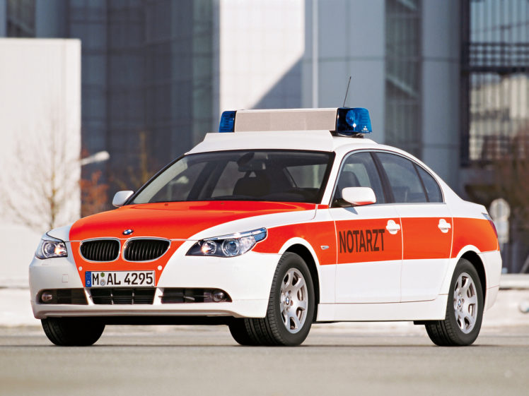 2003, Bmw, 5 series, Sedan, Notarzt, E60, Emergency, Ambulance HD Wallpaper Desktop Background
