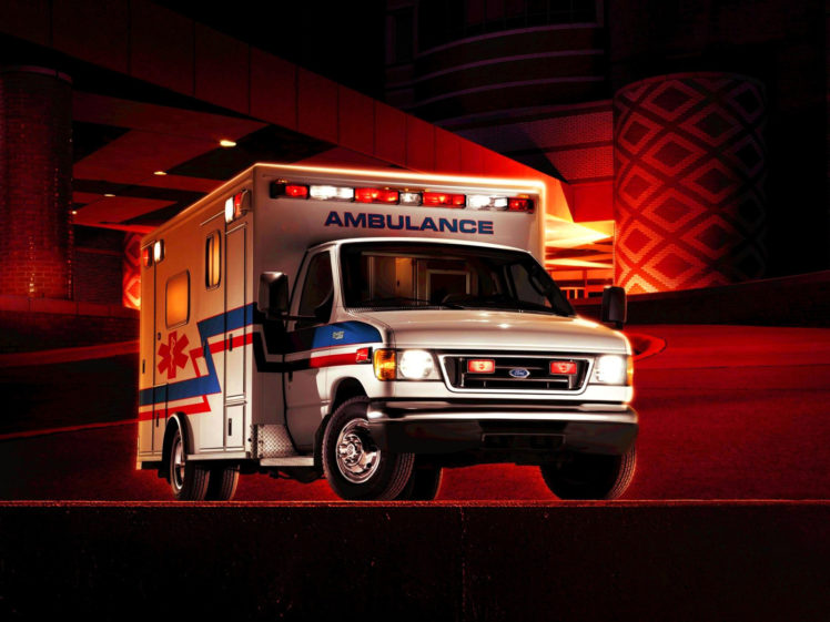 2003, Ford, E 450, Ambulance, Emergency HD Wallpaper Desktop Background