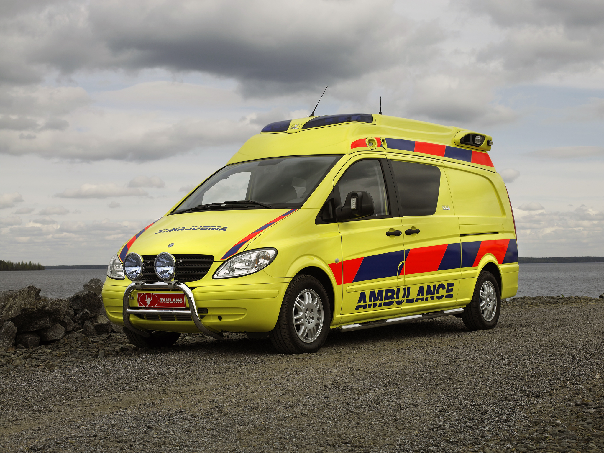 2003, Tamlans, Mercedes, Benz, Vito, Ambulance, W639, Emergency Wallpaper