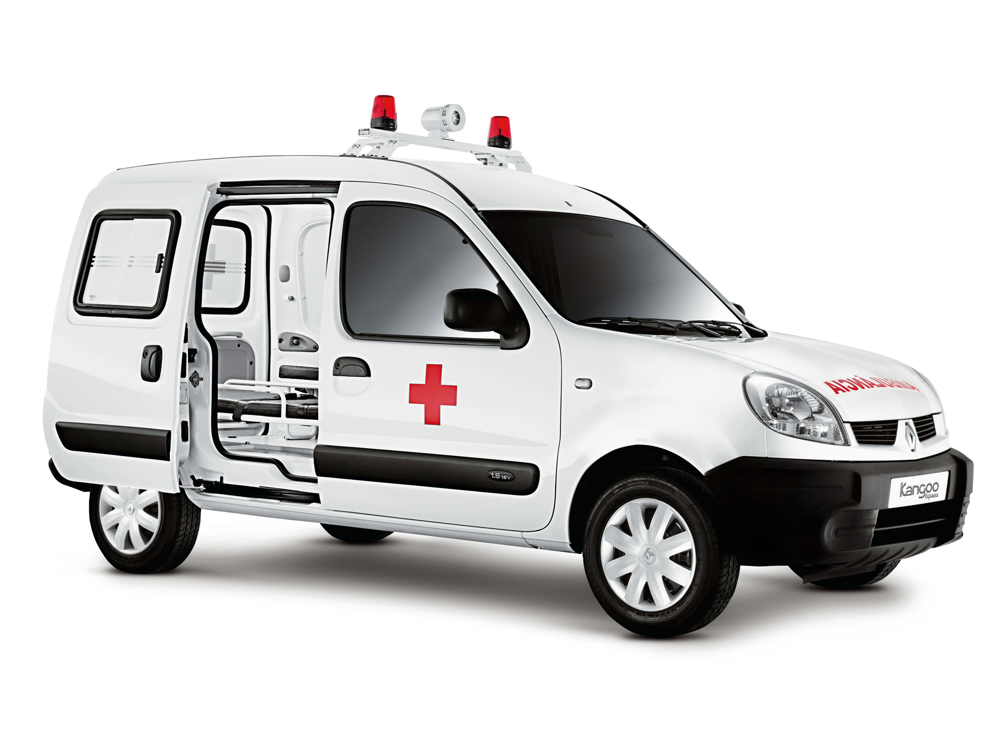 2008, Renault, Kangoo, Express, Ambulancia, Br spec, Ambulance, Emergency Wallpaper