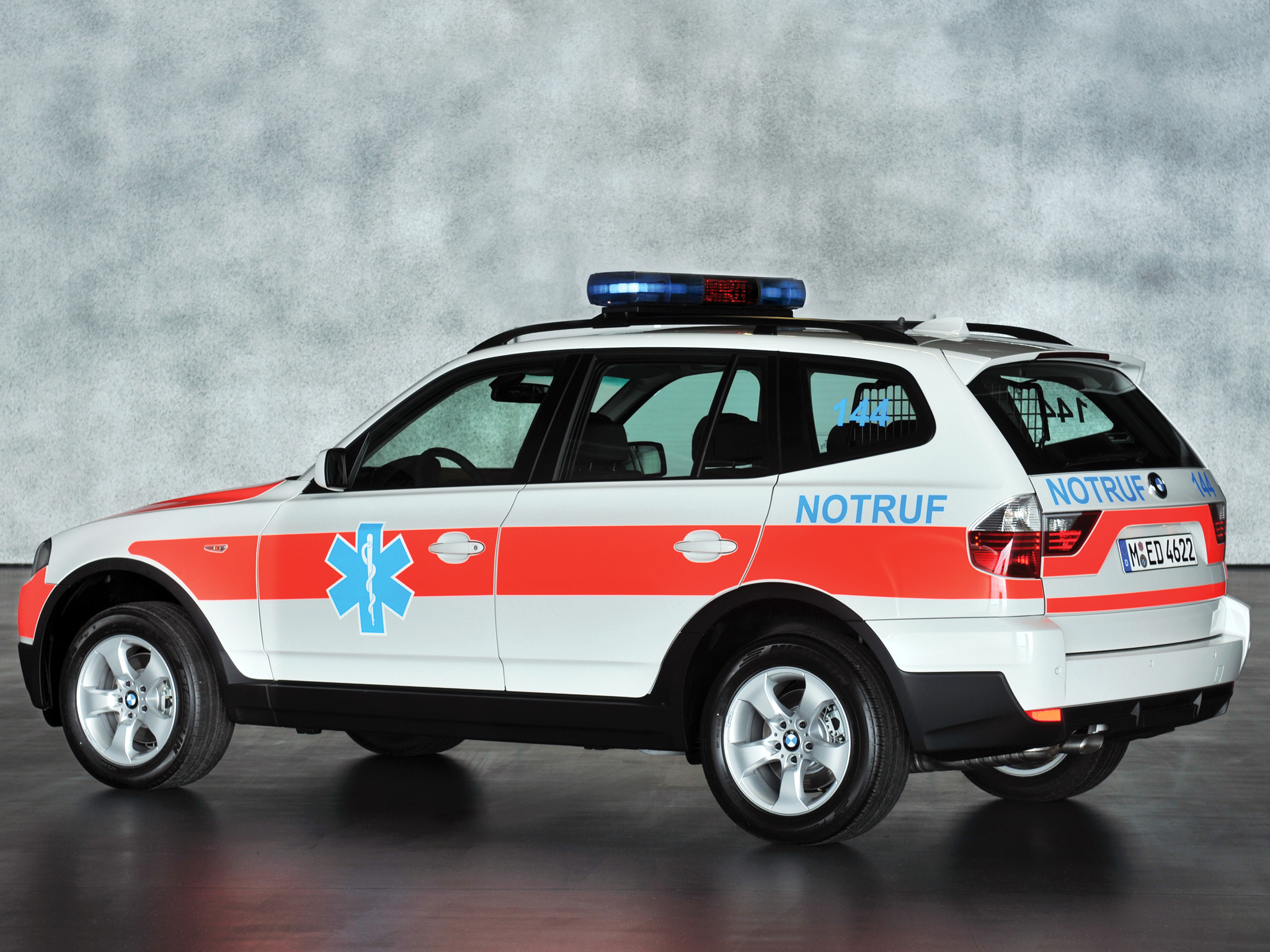 2009, Bmw, X3, Notruf, E83, Ambulance, Emergency Wallpaper