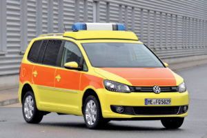 2010, Volkswagen, Touran, Notarzt, Ambulance, Emergency