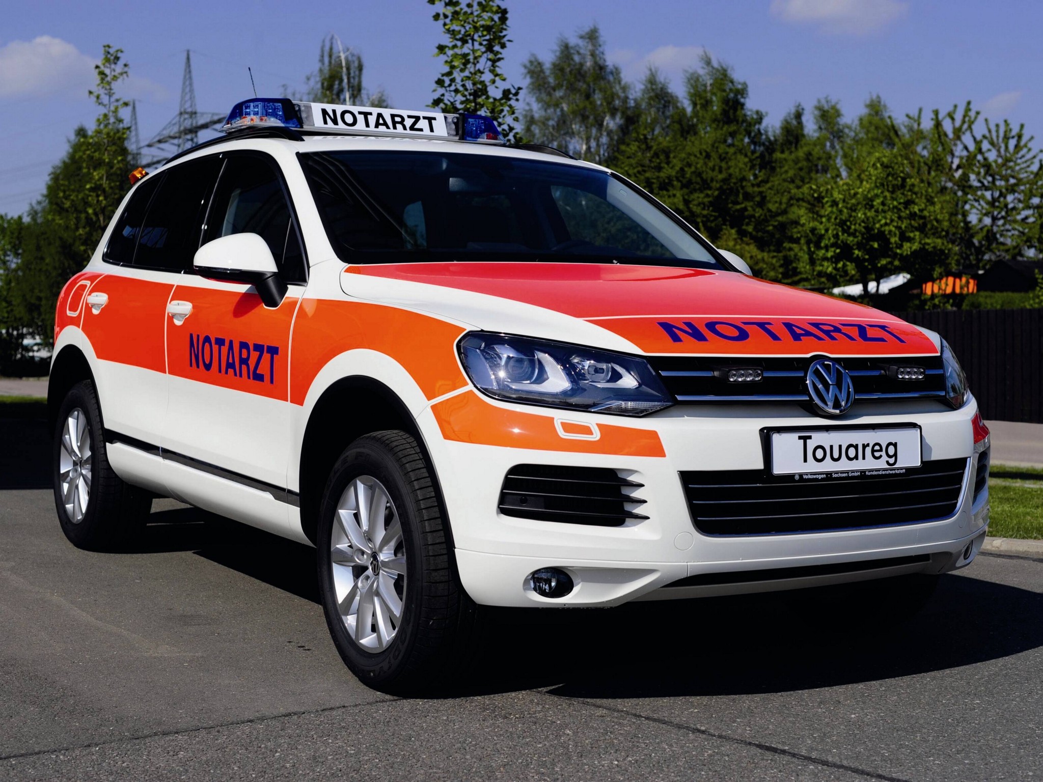 2011, Volkswagen, Touareg, Notarzt, Ambulance, Emergency, Suv Wallpaper