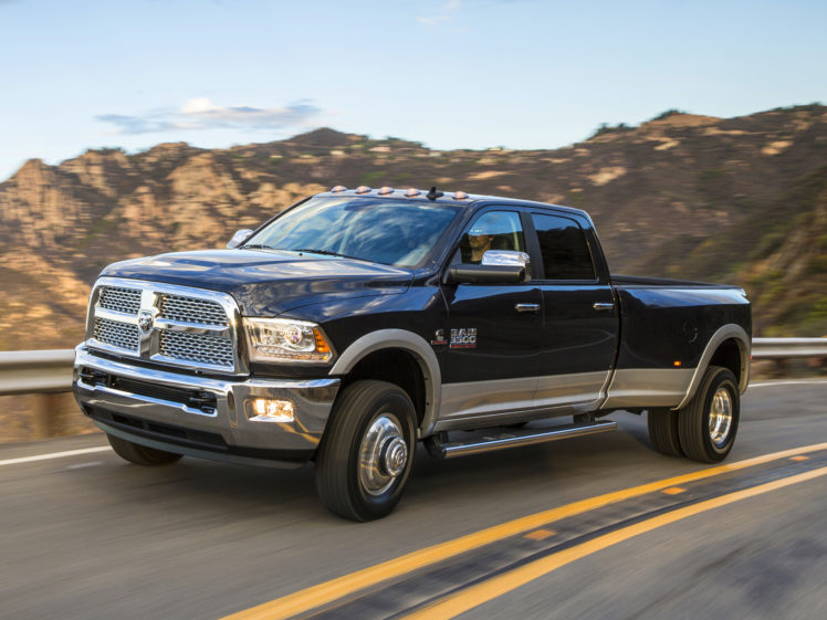 2012, Dodge, Ram, 3500, Laramie, Crew, Cab, 4×4, Pickup HD Wallpaper Desktop Background