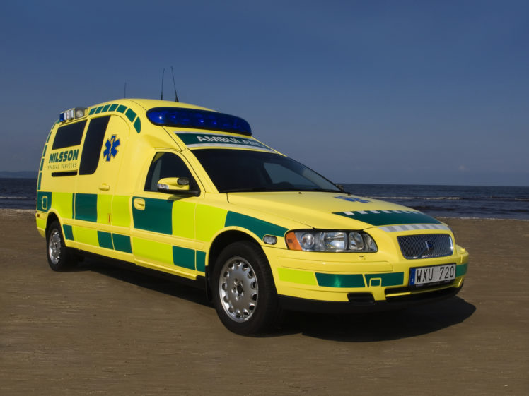 nilsson, Volvo, V70, Ambulance, Emergency HD Wallpaper Desktop Background
