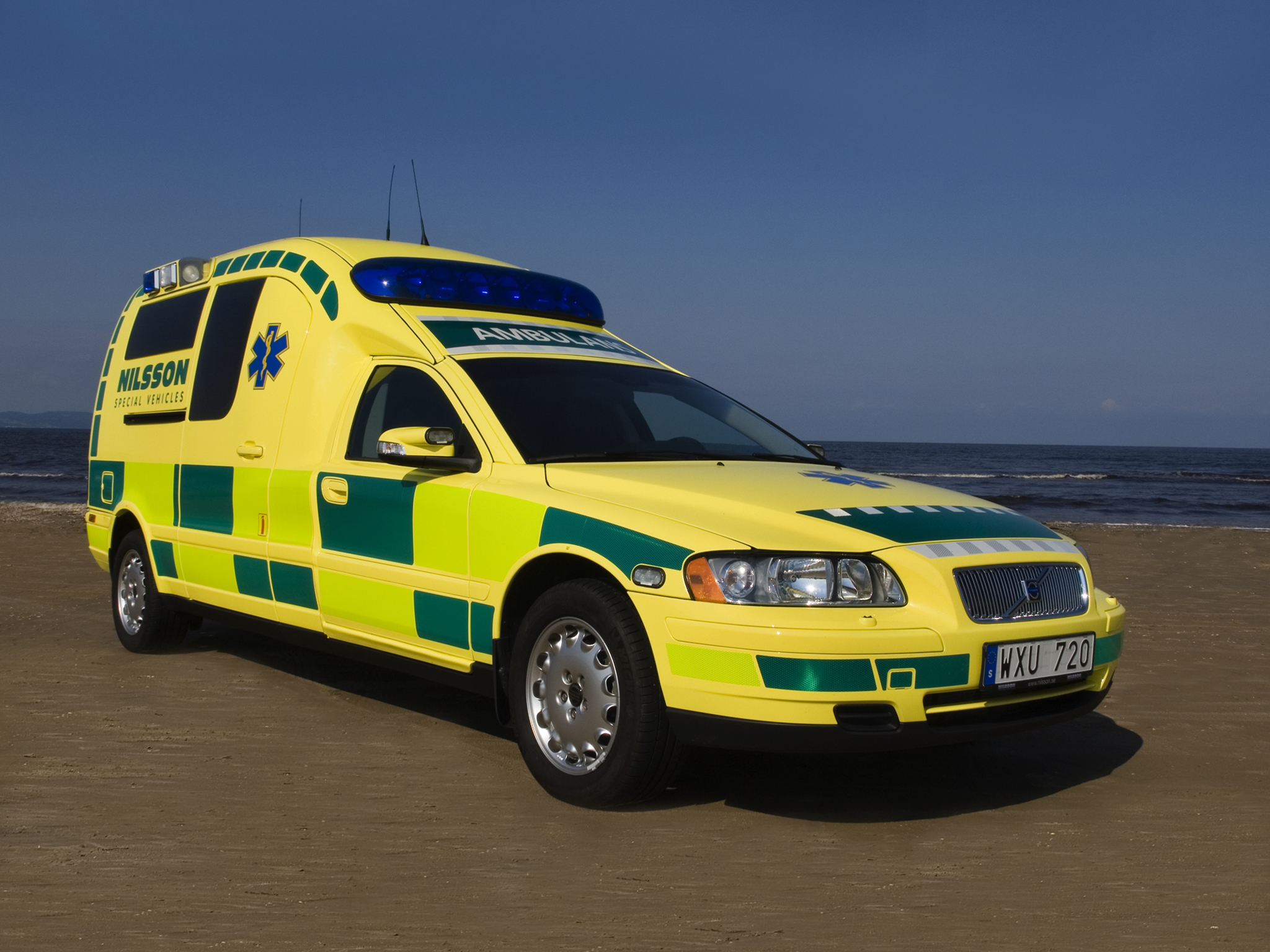 nilsson, Volvo, V70, Ambulance, Emergency Wallpaper