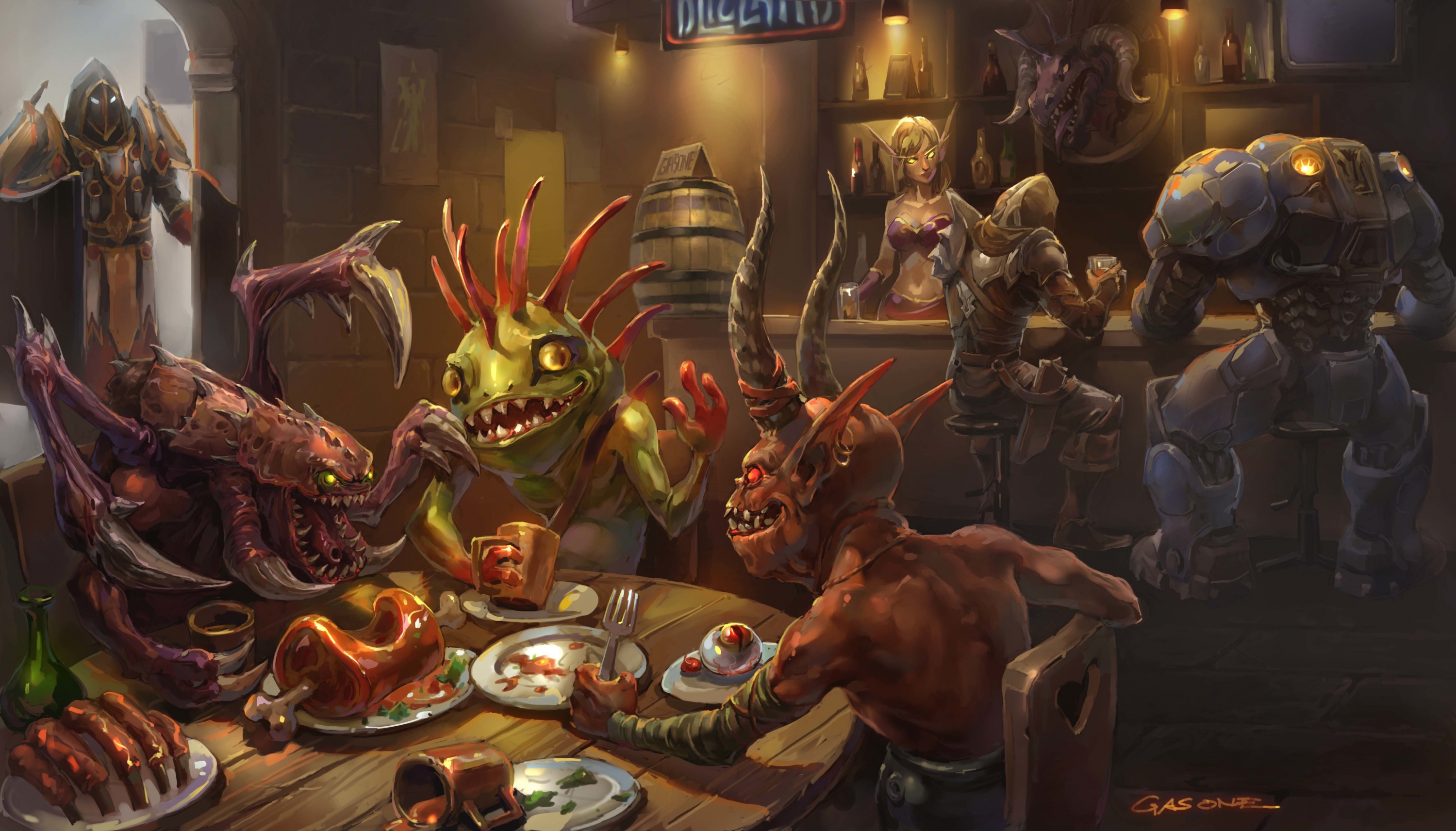 world, Of, Warcraft, Wow, Monster, Demon, Blizzard, Horns, Game, Fantasy, Creature Wallpaper