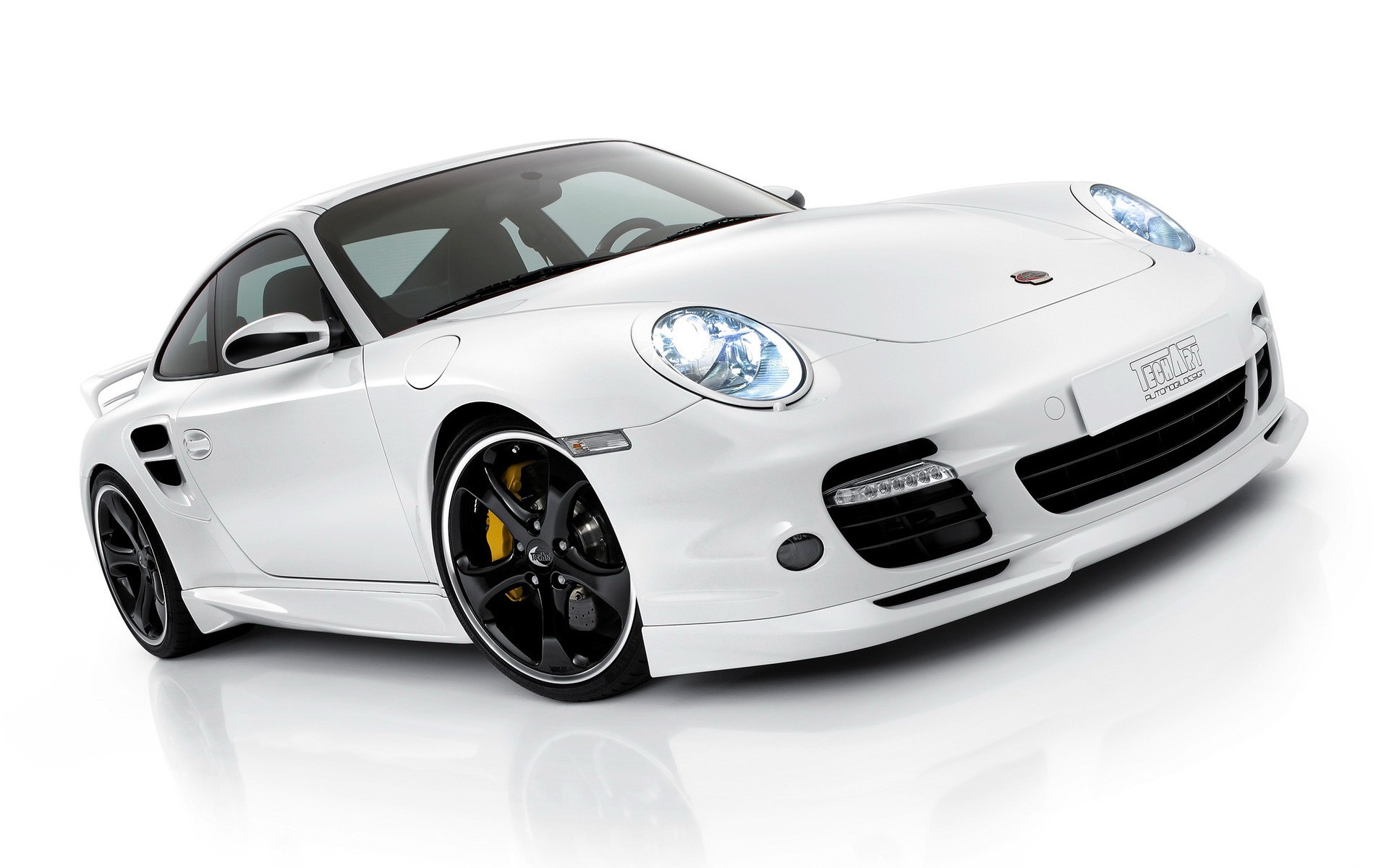 white, Porsche, Cars, Techart Wallpaper