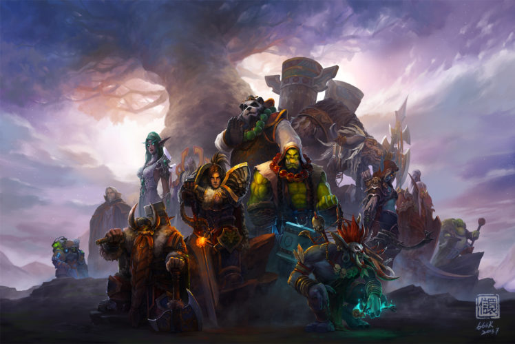 world, Of, Warcraft, Wow, Orc, Warrior, Gnome, Men, Panda, Armor, Games, Fantasy HD Wallpaper Desktop Background