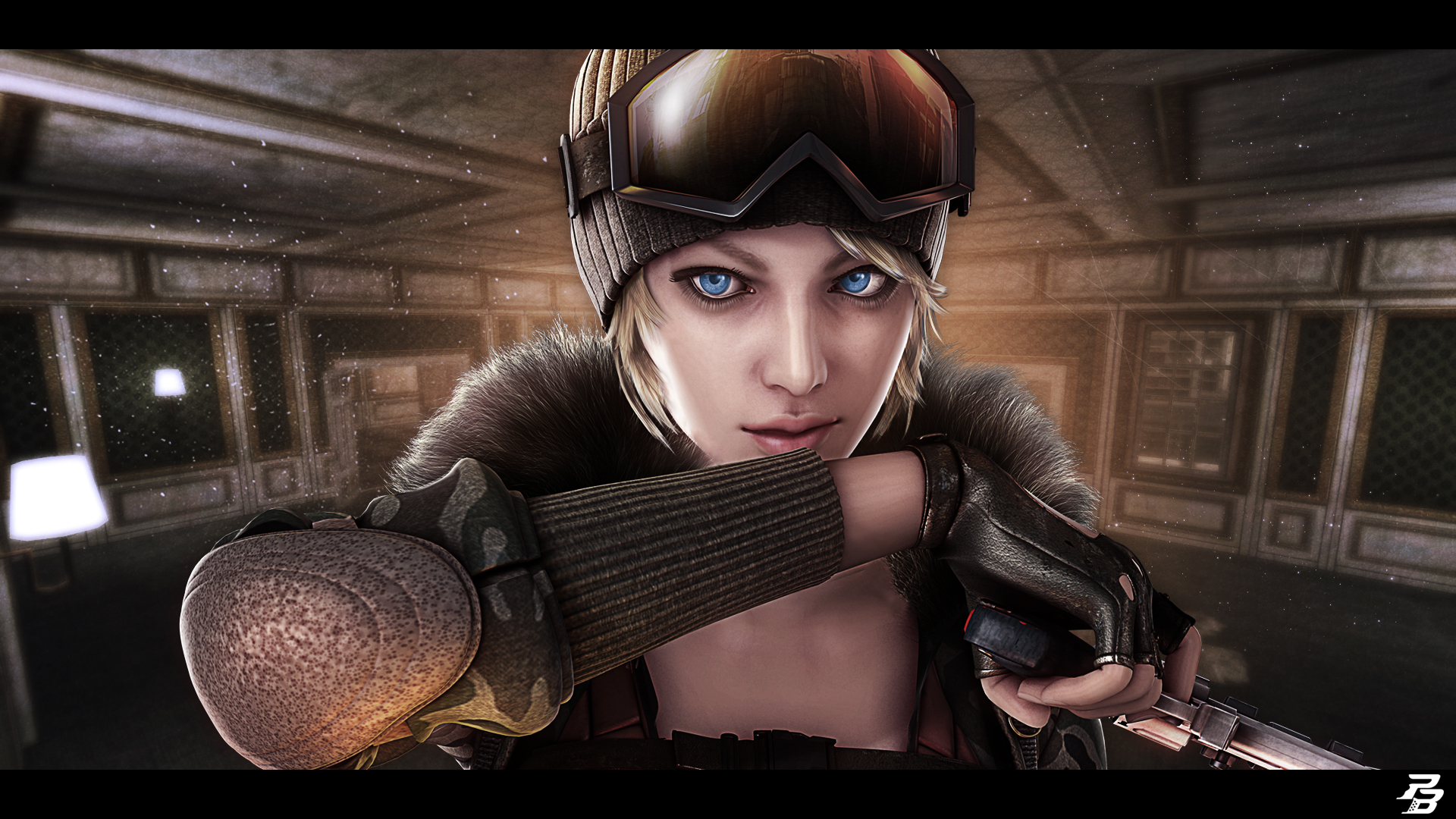 Point Blank Tarantula Glasses Game Girl Warrior Weapon Point Blank Tarantula Glasses Game Girl Warrior Weapon