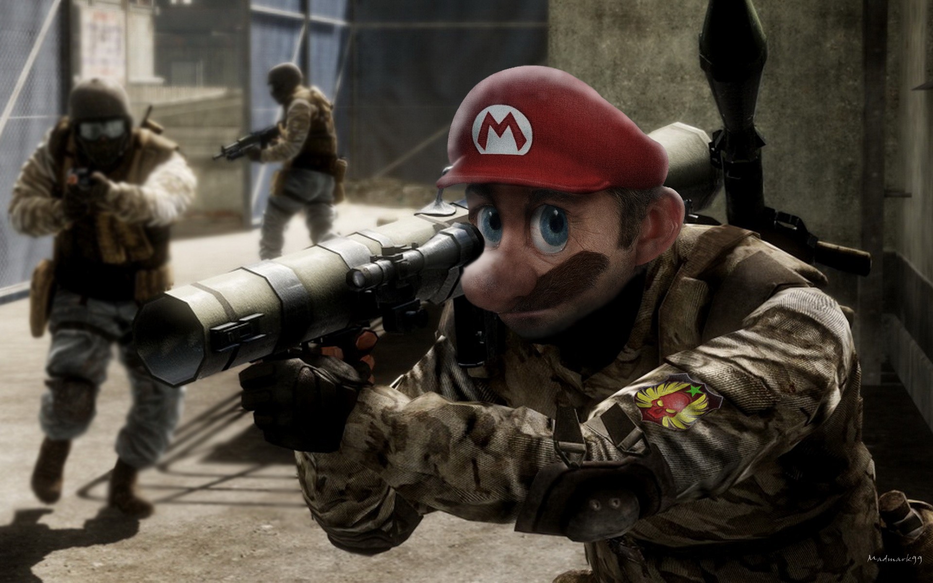 call, Of, Duty, Mario Wallpaper