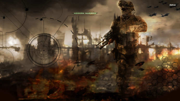 call, Of, Duty, Warrior, Soldier, Weapon, Gun, Battle HD Wallpaper Desktop Background