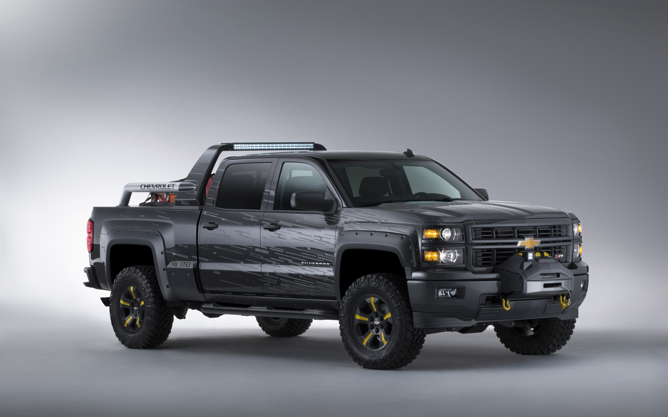 2013, Chevrolet, Silverado, Black, Ops, Concept, 4x4, Pickup Wallpaper