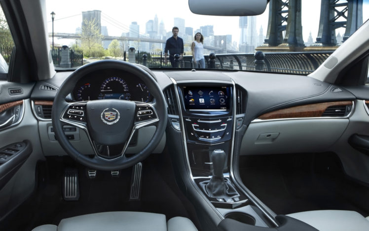 2014, Cadillac, Ats, Luxury, Interior HD Wallpaper Desktop Background