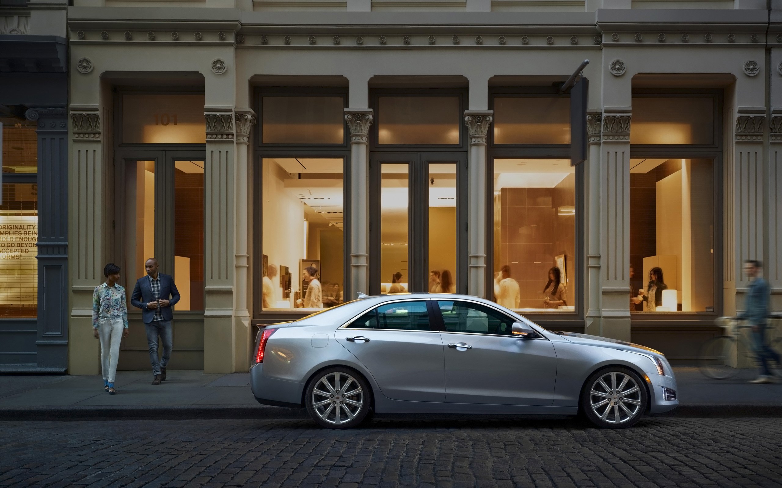 2014, Cadillac, Ats, Luxury Wallpaper