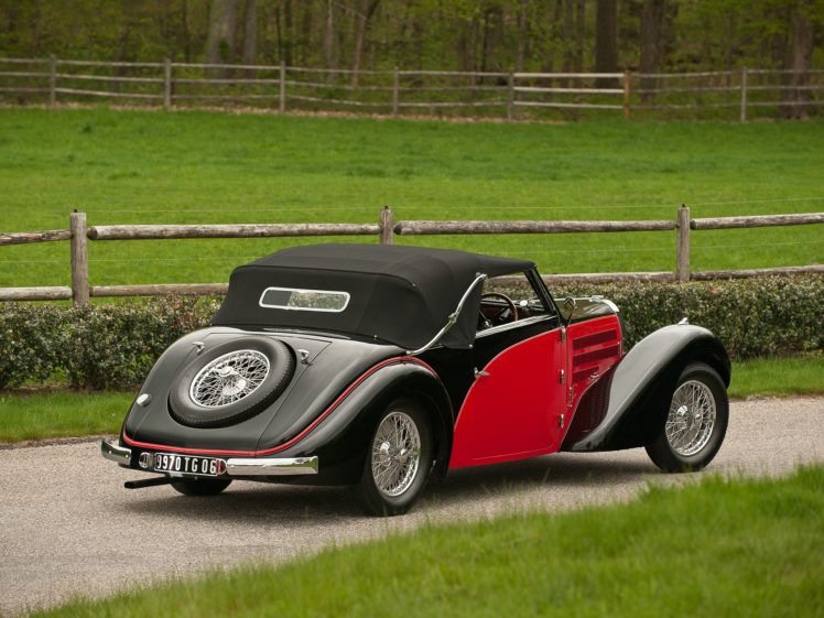 1937, Bugatti, Type 57, Stelvio, Cabriolet, By, Gangloff, 57569, Retro, Convertible, Wheel HD Wallpaper Desktop Background