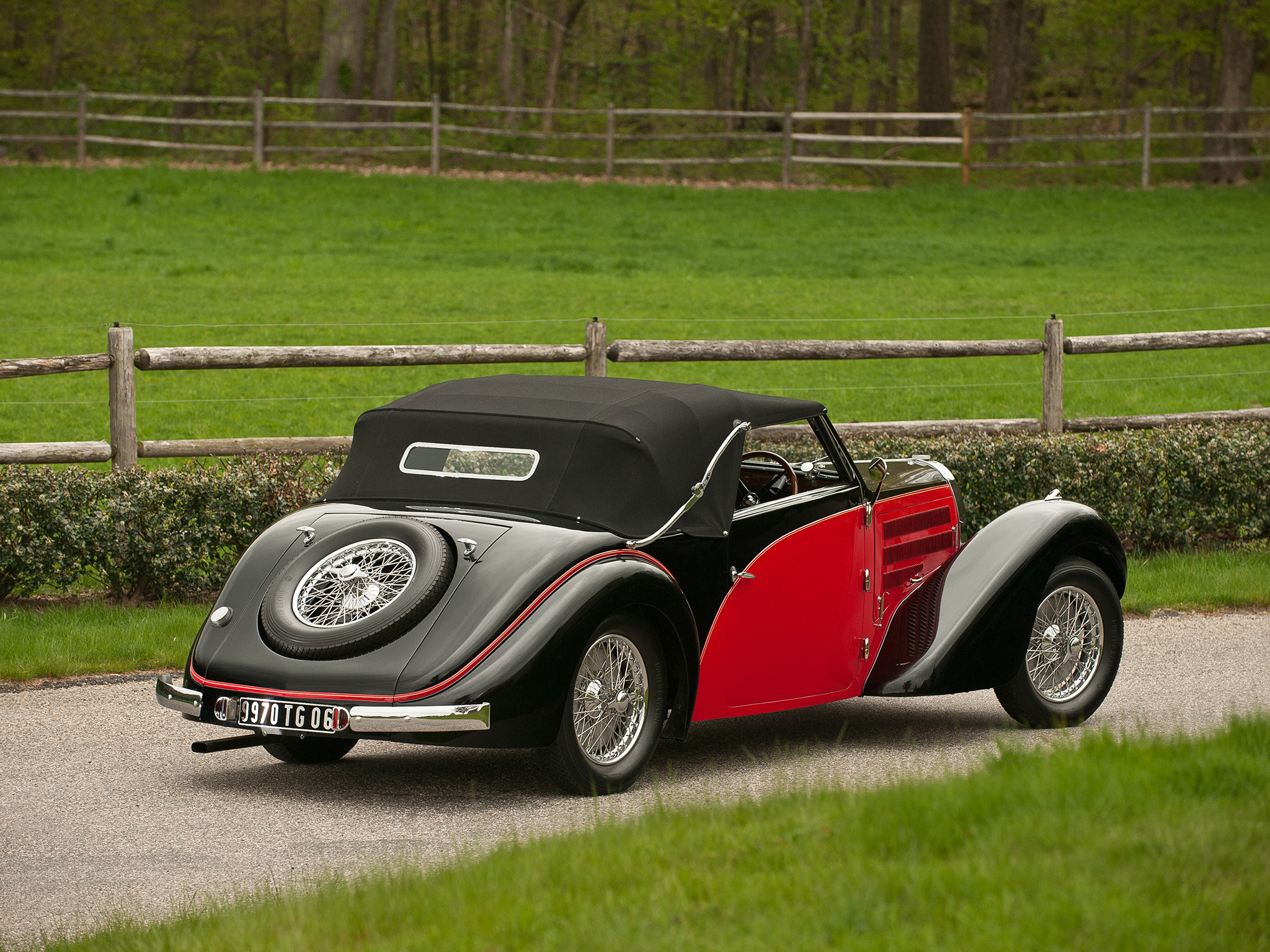 1937, Bugatti, Type 57, Stelvio, Cabriolet, By, Gangloff, 57569, Retro, Convertible, Wheel Wallpaper