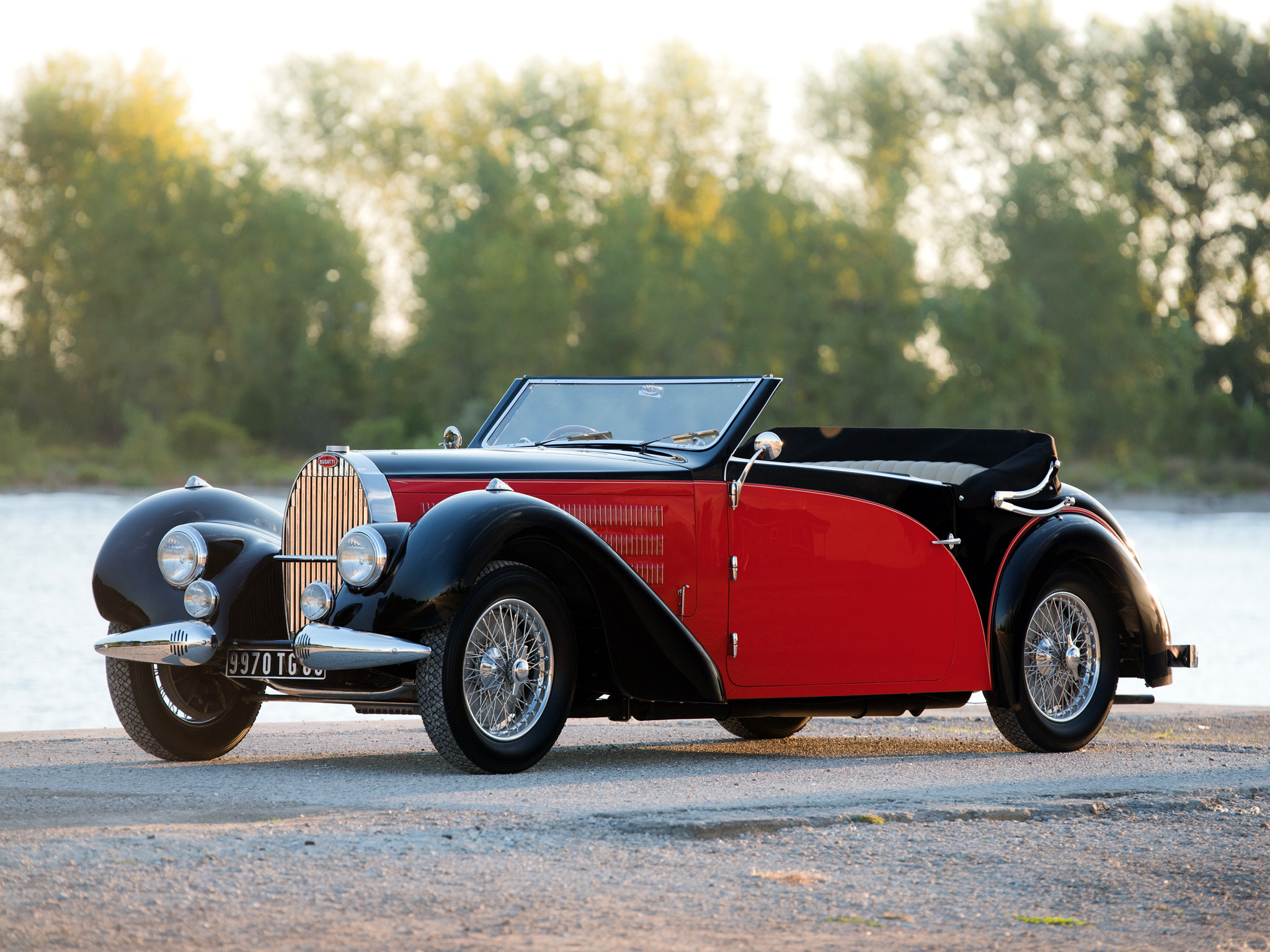 1937, Bugatti, Type 57, Stelvio, Cabriolet, By, Gangloff, 57569, Retro, Convertible Wallpaper