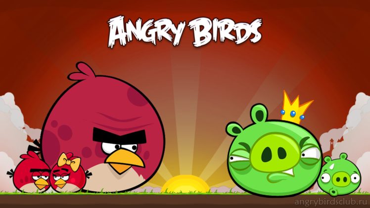 angry, Birds HD Wallpaper Desktop Background