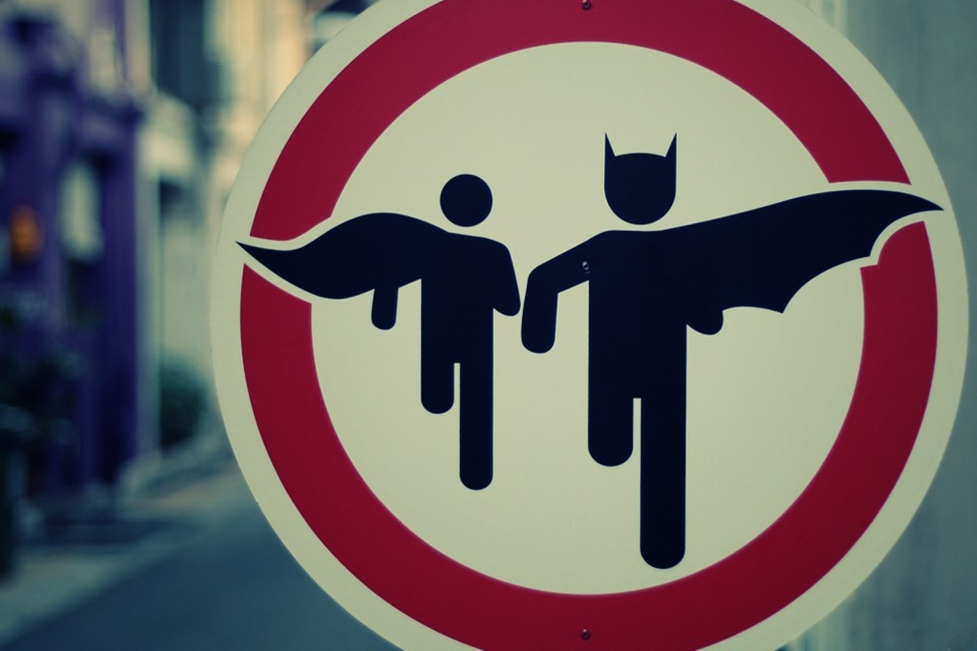 batman, And, Robin, , Sign Wallpaper