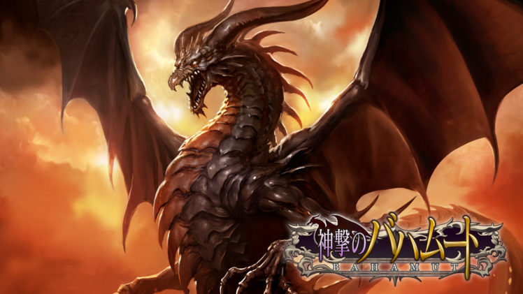 shingeki, No, Bahamut, Dragon, Fantasy HD Wallpaper Desktop Background